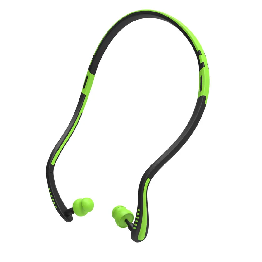 Beeswift QED Banded Ear Plugs (Pack of 20) — Green/Black